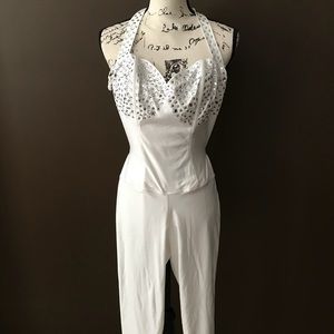 Women’s white jumpsuit